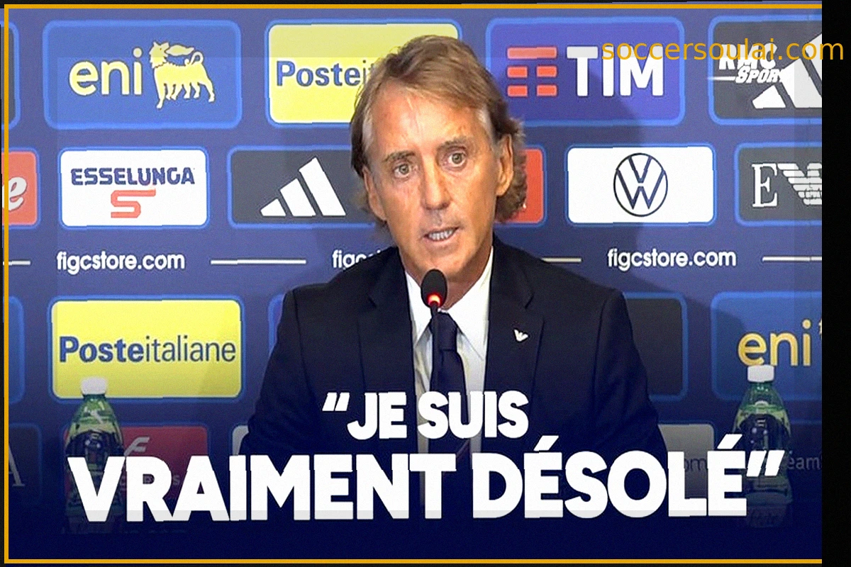 Italie : Roberto Mancini présente ses excuses pour son départ il y a trois ans
