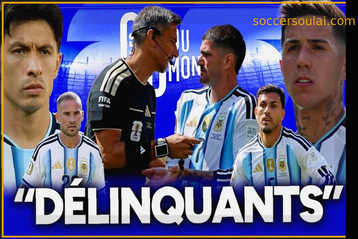 "DES DÉLINQUANTS", la finale "INDIGNE" de l'Argentine (GG du Mondial)
