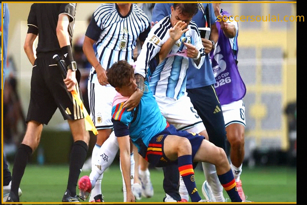 Red Card and Tackle: Paredes' Outburst on Gavi After World Cup Final